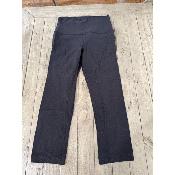 Lululemon Align Crop *19" Black Size 4 - Picture 1 of 4